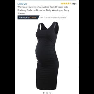 Womens maternity sleeveless tank dress
